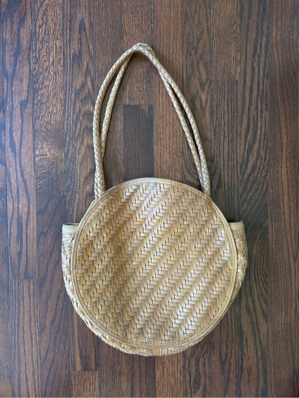 Bembien Emilia Copper bag purse woven leather
